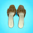 Tan Barbed Heels - cunei